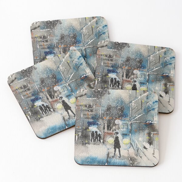 Item preview, Winter in Chicago - watercolor painting designed and sold by smnessen.