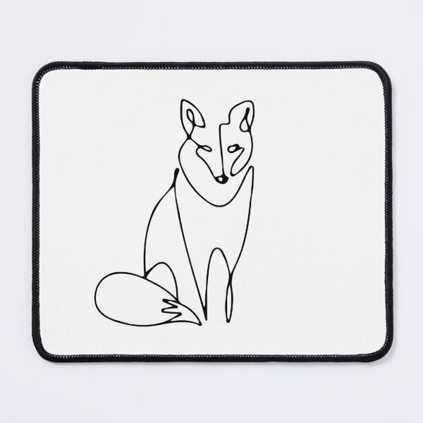 Item preview, Fox (black lines) designed and sold by didijuca.