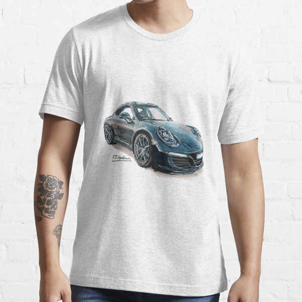 Porsche 911 in blue black Poster for Sale by Francohanekom