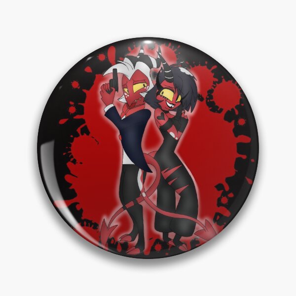 Item preview, Moxxie & Millie Splatter design  designed and sold by TheHazbeanSky.