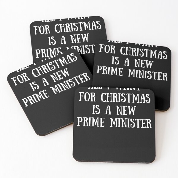 Item preview, I Want For Christmas Is A New Prime Minister - Black designed and sold by bantershirts.