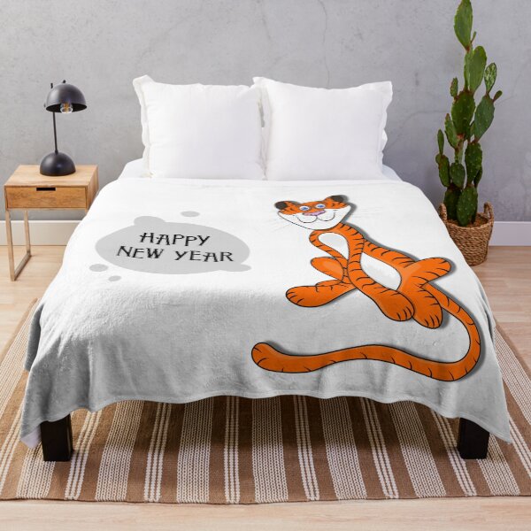 Item preview, New Year's Eve Striped Tiger designed and sold by Prof209.