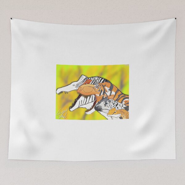 Item preview, Dinosaurs  portrait  designed and sold by Manalopangaea.