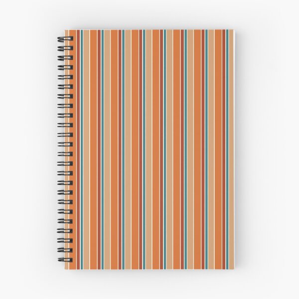 Item preview, Retro Thin Stripes Orange Rust Blue designed and sold by MonstersMashU.