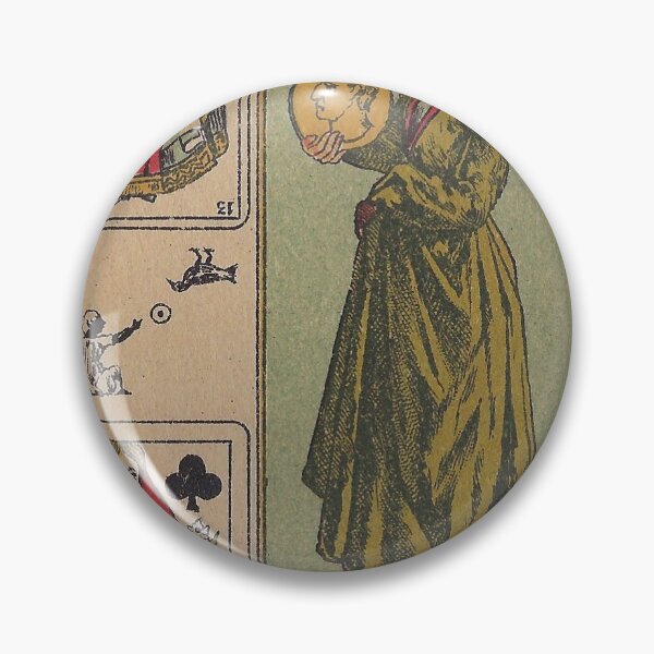 Item preview, Queen Pentacles Tarot Vintage designed and sold by GlindoVP.