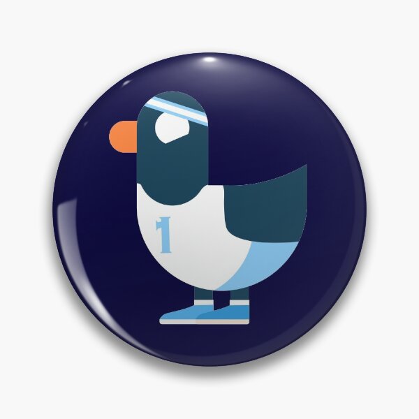 Item preview, Kurzgesagt Bird Dark Blue Sport Gym Athlete Bird designed and sold by P05S.