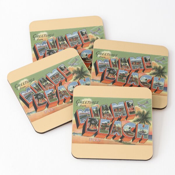 Item preview, Fifties style Greetings from Miami Beach designed and sold by aapshop.