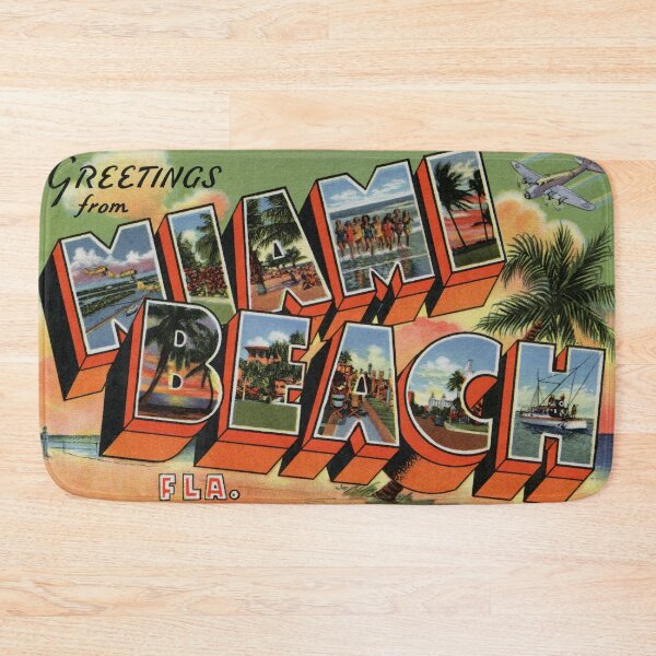 Item preview, Fifties style Greetings from Miami Beach designed and sold by aapshop.