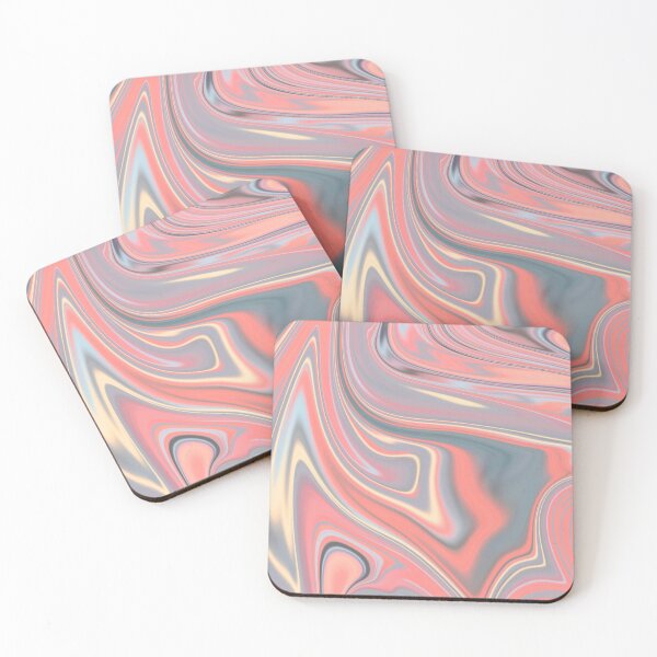Item preview, Coral Colored Marble  designed and sold by Bookish Lovers.