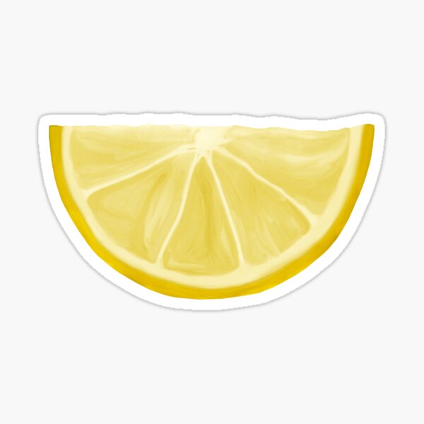 Item preview, Yellow Watercolor Juicy Lemon Wedge designed and sold by Deborah Camp.