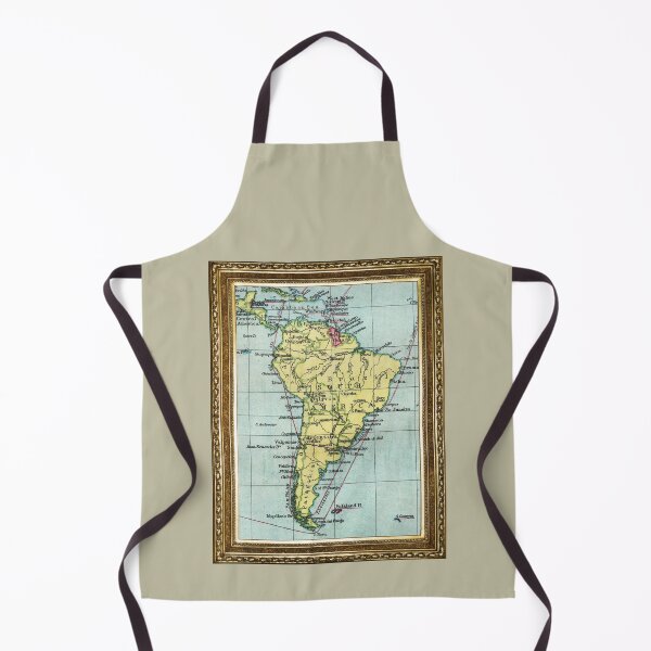 Item preview, South America Vintage Map designed and sold by Lidra Zehcnas.