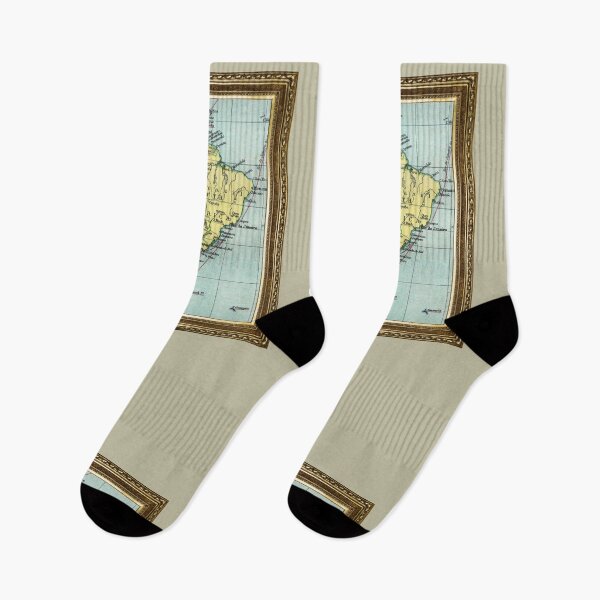 Item preview, South America Vintage Map designed and sold by Lidra Zehcnas.