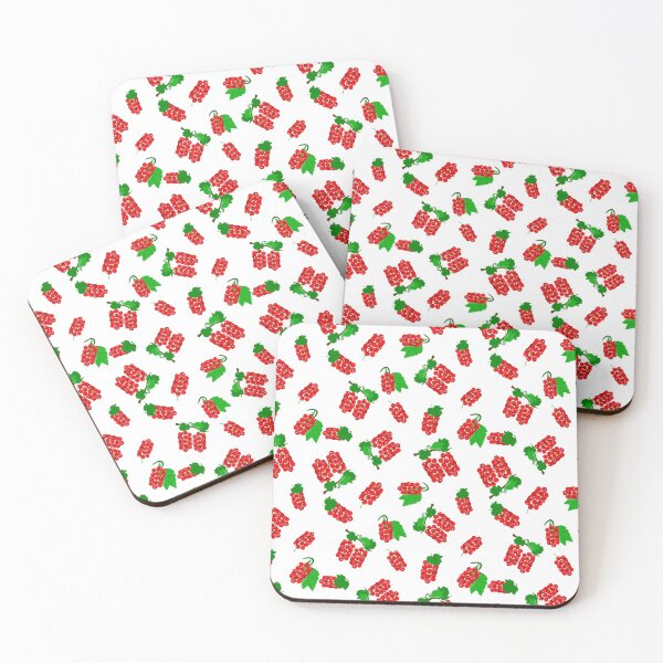 Item preview, Red currant berries on white background. designed and sold by Natalya Alexandrou.