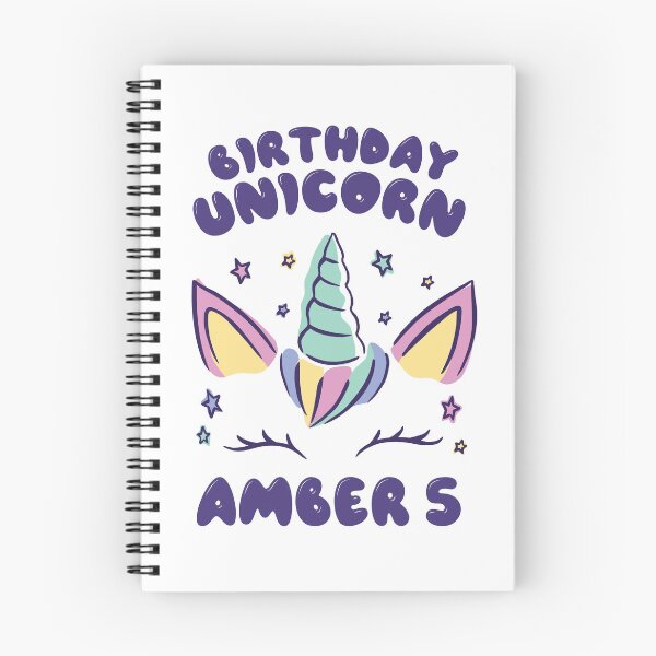 Item preview, Birthday Unicorn Girl Ambers Colorful designed and sold by LAXIR.
