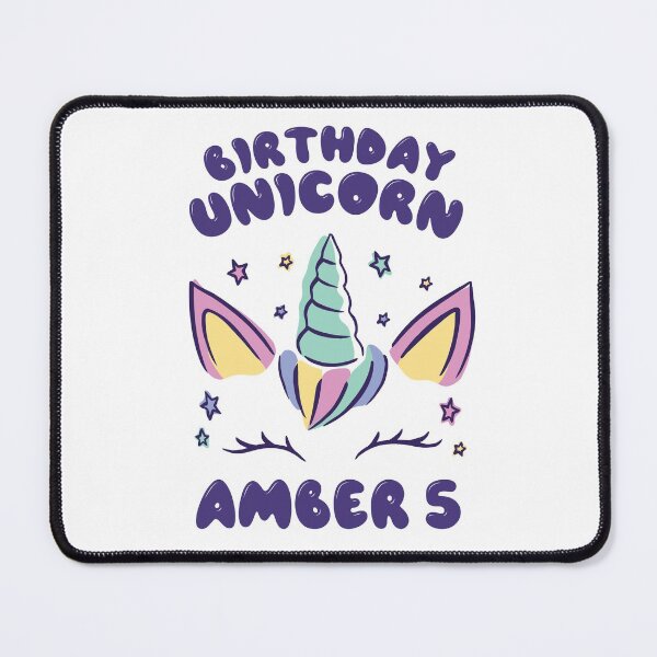 Item preview, Birthday Unicorn Girl Ambers Colorful designed and sold by LAXIR.