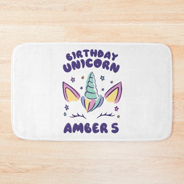 Item preview, Birthday Unicorn Girl Ambers Colorful designed and sold by LAXIR.