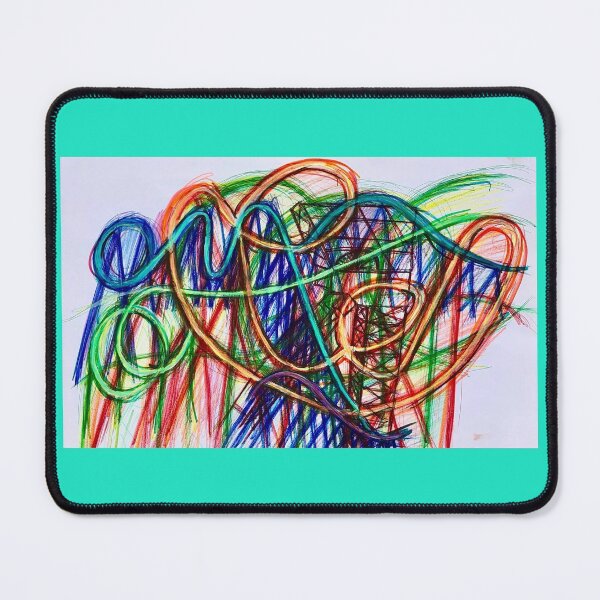 Item preview, Abstract Rainbow Rollercoaster #1 designed and sold by Jaya Tewart.