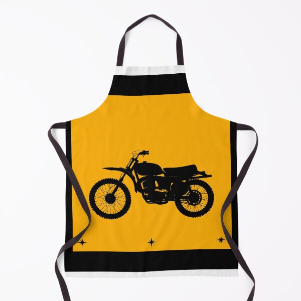 Item preview, Black motorcycle on yellow background designed and sold by jsebouvi.