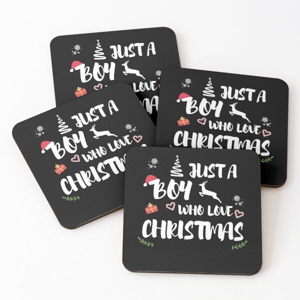 Item preview, Just A Boy Who Loves Christmas designed and sold by imaneless.