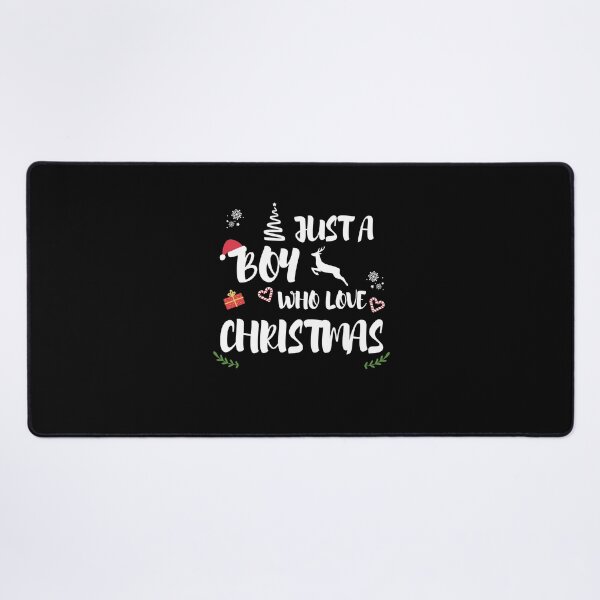 Item preview, Just A Boy Who Loves Christmas designed and sold by imaneless.