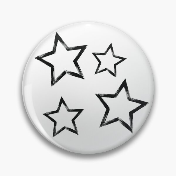 Item preview, Black and white stars designed and sold by Aknotts.