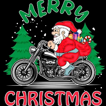 Artwork thumbnail, Santa Riding Motorcycle by Anthlete
