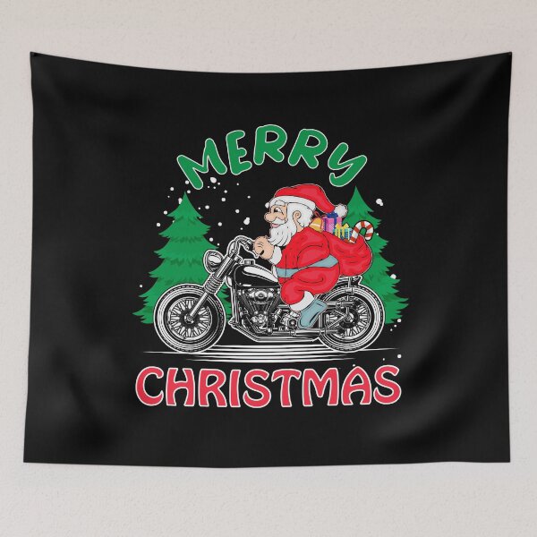 Item preview, Santa Riding Motorcycle designed and sold by Anthlete.