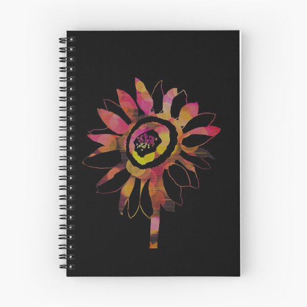 Item preview, Hand drawn Sunflower Silhouette with Red yellow Abstract  designed and sold by AMSonArt.