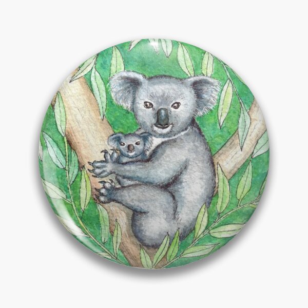 Item preview, Koala mom and baby painting: good koalaties designed and sold by Kelley-Art.