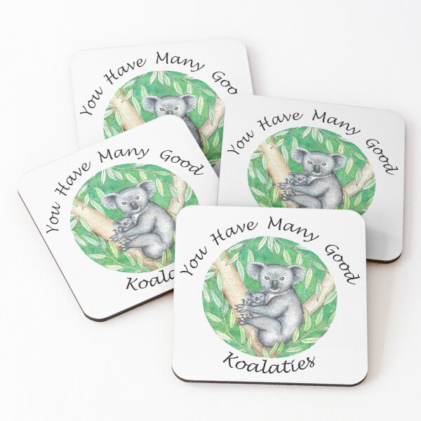 Item preview, Koala mom and baby painting: good koalaties designed and sold by Kelley-Art.