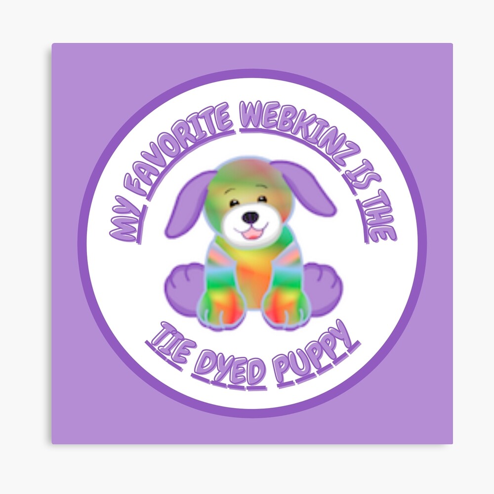 webkinz tie dyed puppy