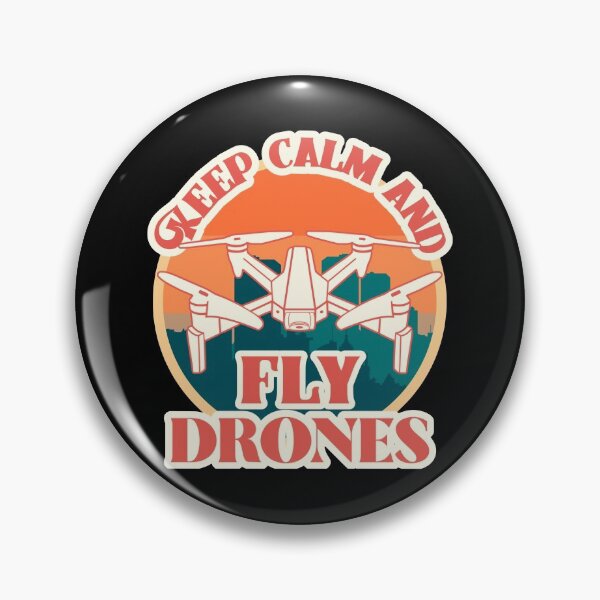 Item preview, Keep Calm And Fly Drones Funny Drone Pilot T-Shirt Design For Quadcopter Lovers And  FPV Enthusiasts designed and sold by funpix-shop.