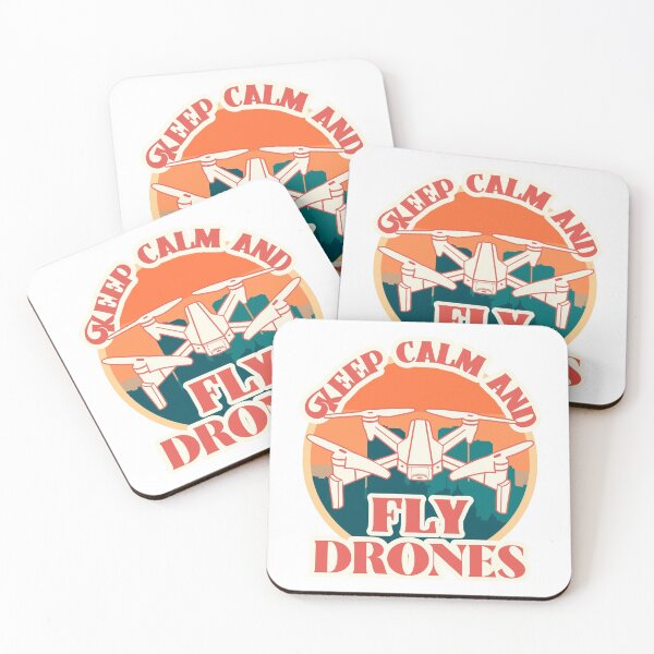 Item preview, Keep Calm And Fly Drones Funny Drone Pilot T-Shirt Design For Quadcopter Lovers And  FPV Enthusiasts designed and sold by funpix-shop.