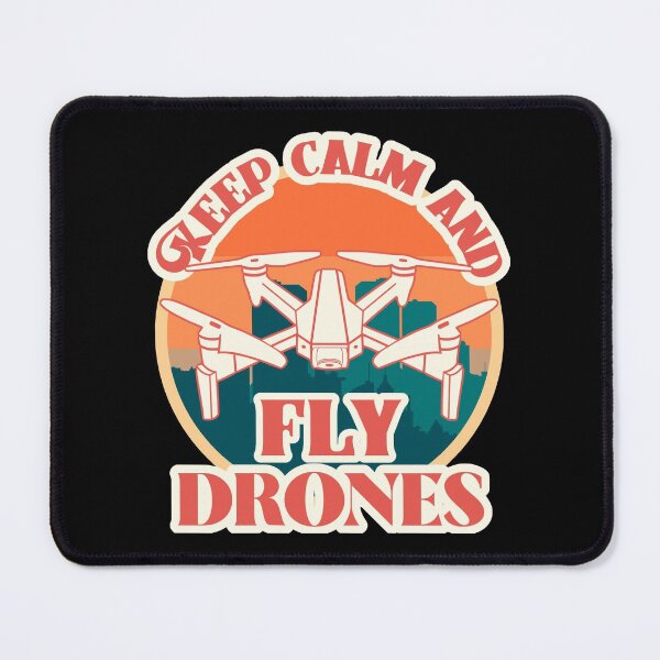 Item preview, Keep Calm And Fly Drones Funny Drone Pilot T-Shirt Design For Quadcopter Lovers And FPV Enthusiasts designed and sold by funpix-shop.