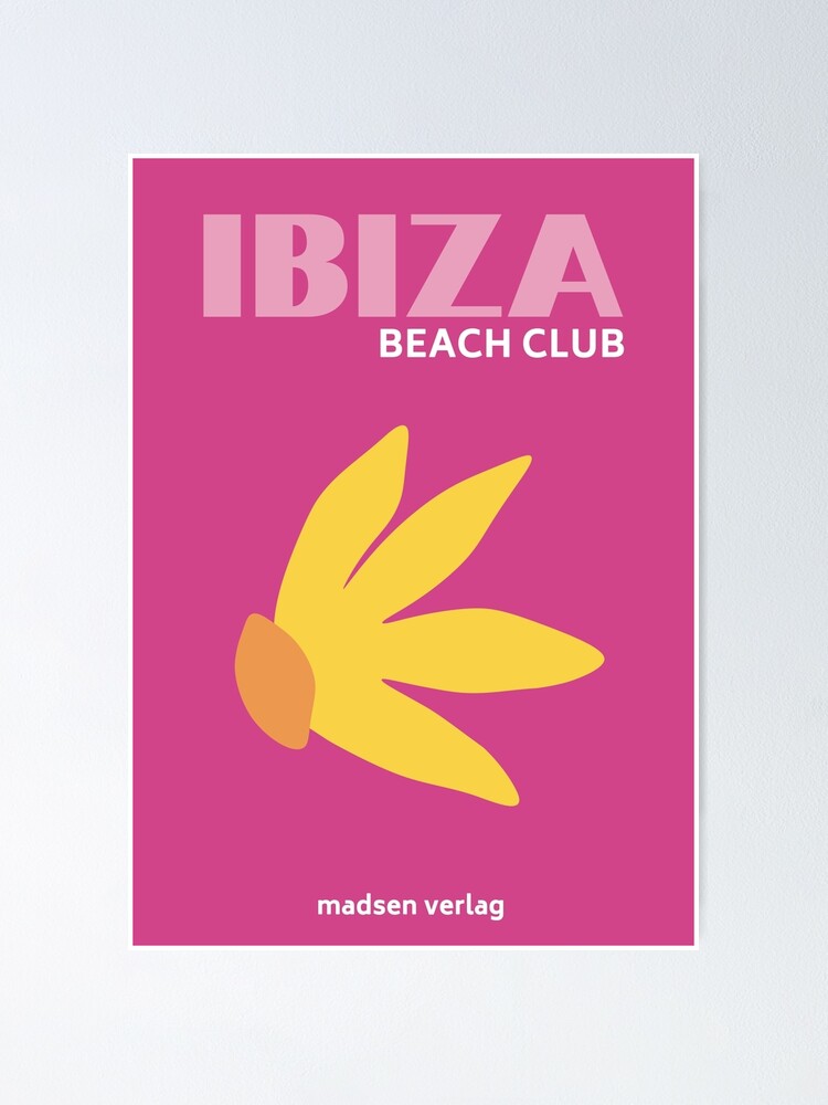 "Ibiza Beach Club Poster" Poster for Sale by stickersworld31 | Redbubble