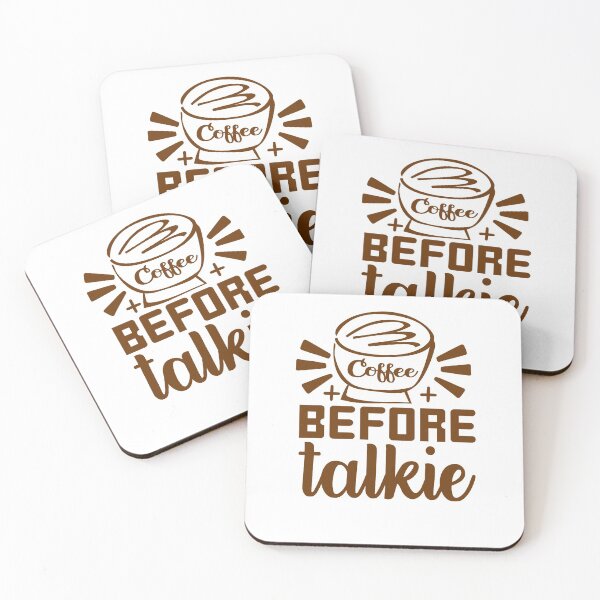 Item preview, Coffee Before Talkie designed and sold by Halla-Merch.