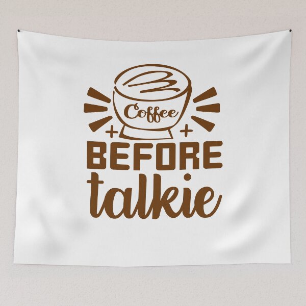 Item preview, Coffee Before Talkie designed and sold by Halla-Merch.