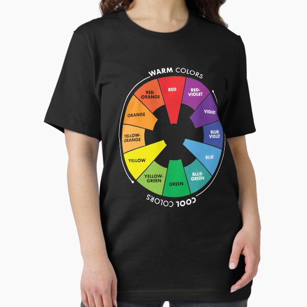 Aperçu de l'œuvre Roue chromatique - Couleurs primaires, secondaires et tertiaires créée et vendue par Happy Puppy Print On Demand.