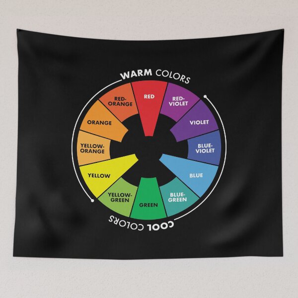 Item preview, Color Wheel - Primary, Secondary & Tertiary Colors designed and sold by Happy Puppy Print On Demand.