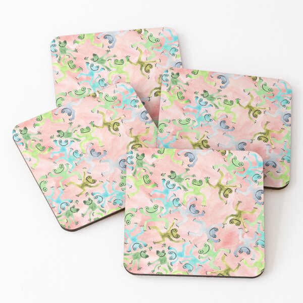 Item preview, frogs synchronized swimming designed and sold by rysunki-malunki.