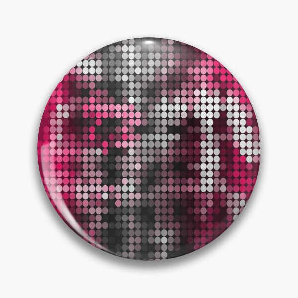 Item preview, graphic design geometric circle pattern abstract background in pink black designed and sold by Mrvell.