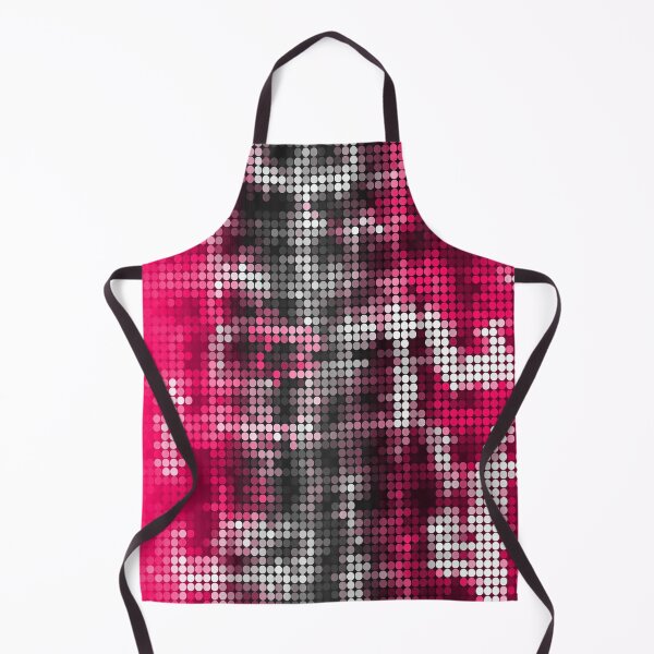 Item preview, graphic design geometric circle pattern abstract background in pink black designed and sold by Mrvell.