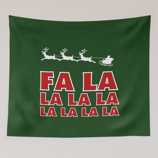 Item preview, FA LA LA LA LA LA LA LA LA LA - Deck the Halls - Christmas designed and sold by Banjoseph.