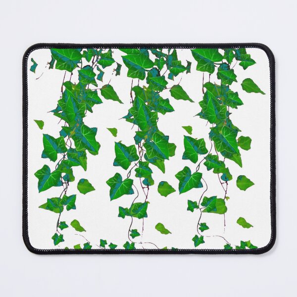 Item preview, HANGING GREEN IVY VINES WHITE GARDEN ABSTRACT ART designed and sold by sharlesart.