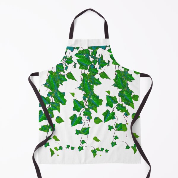 Item preview, HANGING GREEN IVY VINES WHITE GARDEN ABSTRACT ART designed and sold by sharlesart.