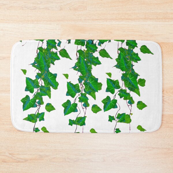 Item preview, HANGING GREEN IVY VINES WHITE GARDEN ABSTRACT ART designed and sold by sharlesart.