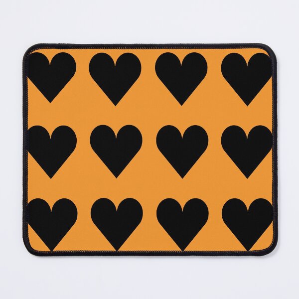 Item preview, Large BLACK and ORANGE LOVE HEARTS designed and sold by RachelMacht.
