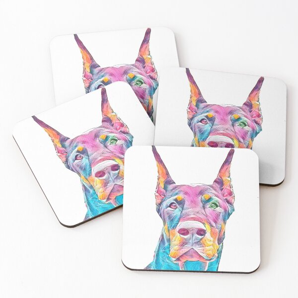 Item preview, Dobermann collor designed and sold by Mood Dogs Studio.