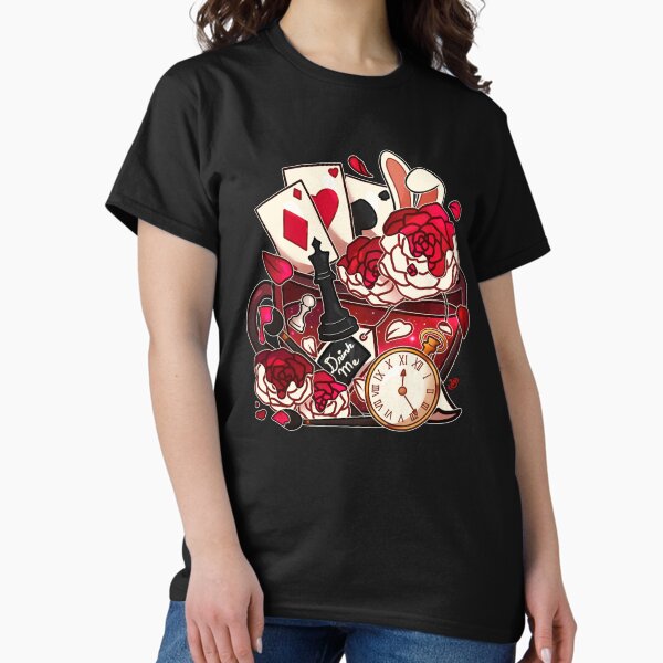 Item preview, Alice in Wonderland Painted Roses Teacup designed and sold by heysoleilart.