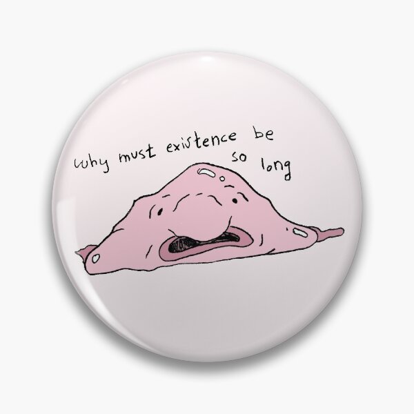 Item preview, existential blob fish designed and sold by spikysquid.